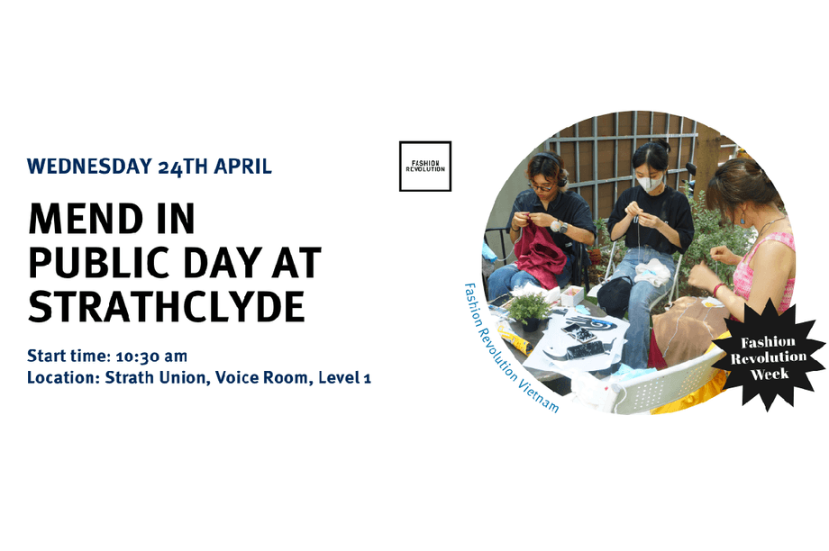 Mend in Public Day at Strathclyde: A Call to Repair and Reuse Clothing